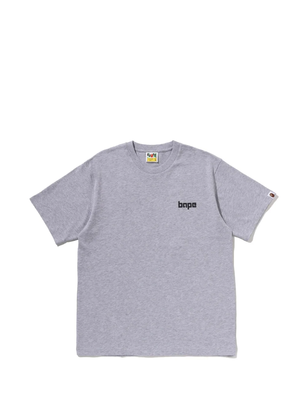 A BATHING APE® logo-print T-shirt - Grigio