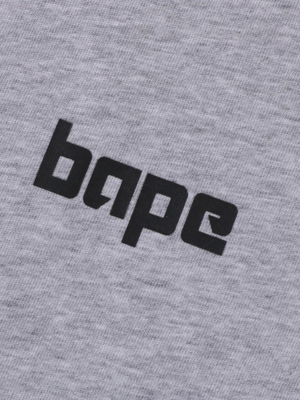 A BATHING APE T-shirt met logoprint Grijs