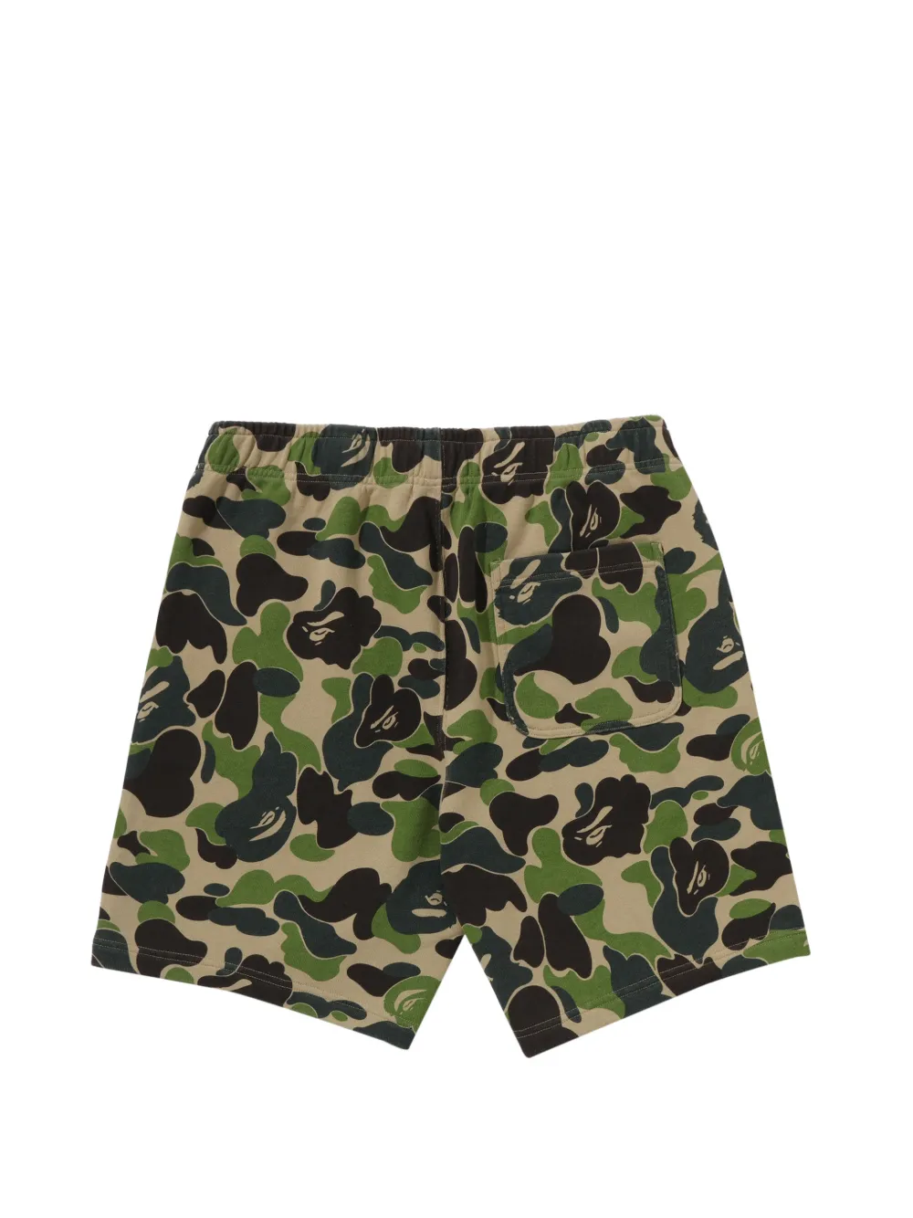 A BATHING APE® camouflage pattern track shorts - Toni neutri
