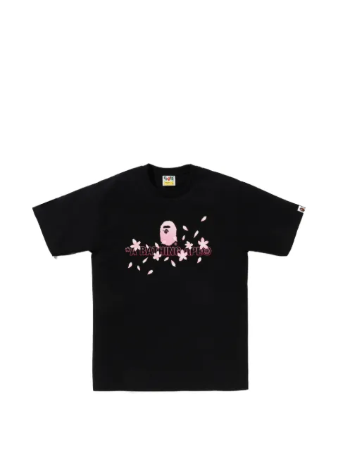 A BATHING APE® floral-print T-shirt