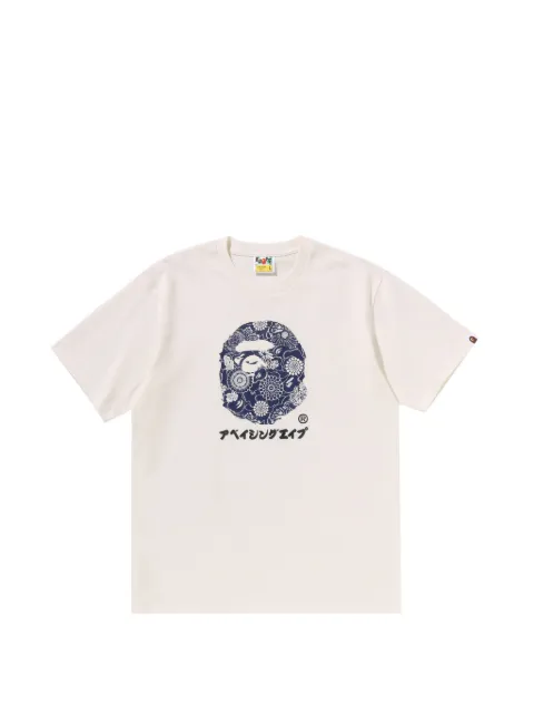 A BATHING APE® floral-print T-shirt