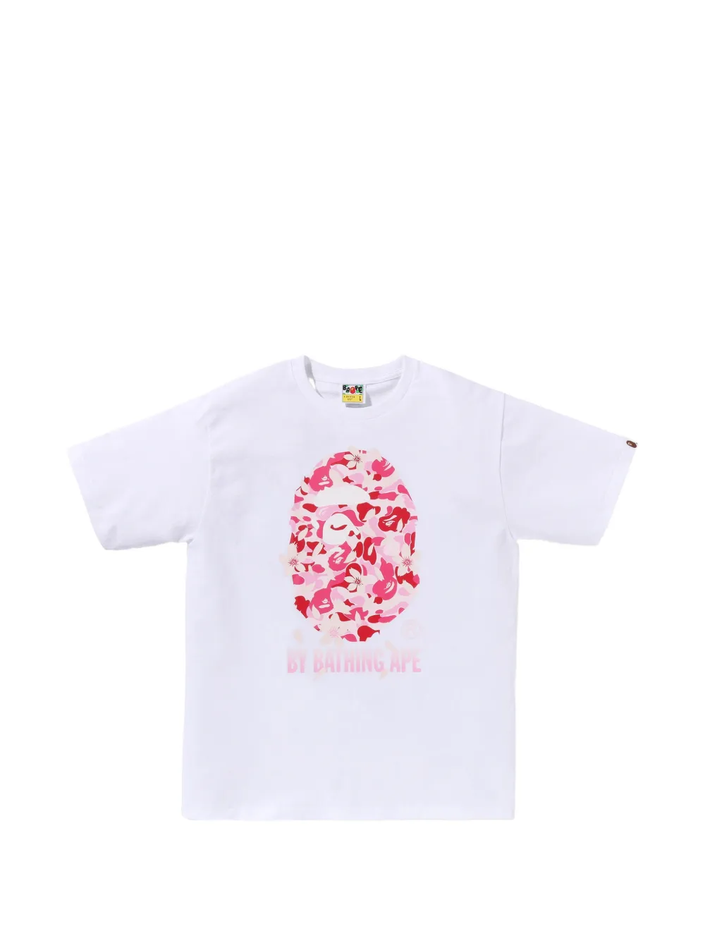 A BATHING APE® floral-print T-shirt - Bianco
