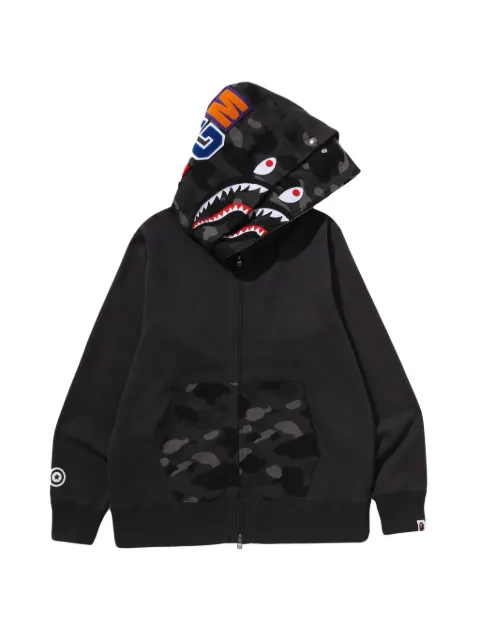 A BATHING APE® Color Camo Shark full-zip hoodie