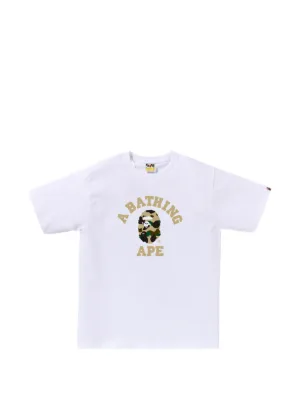 A BATHING APE® Camo College Tシャツ | ホワイト | FARFETCH JP