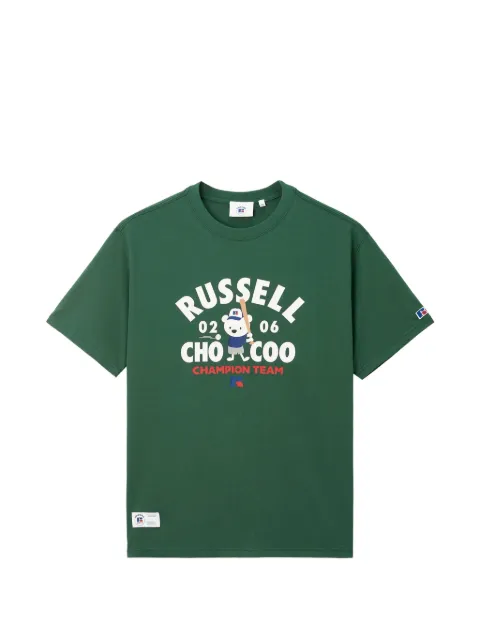 CHOCOOLATE bear-print cotton T-shirt