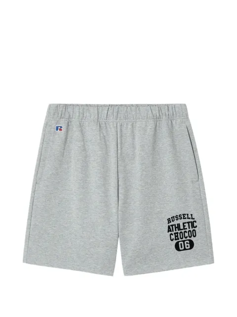 CHOCOOLATE x Russel Athletic patch-pocket track shorts