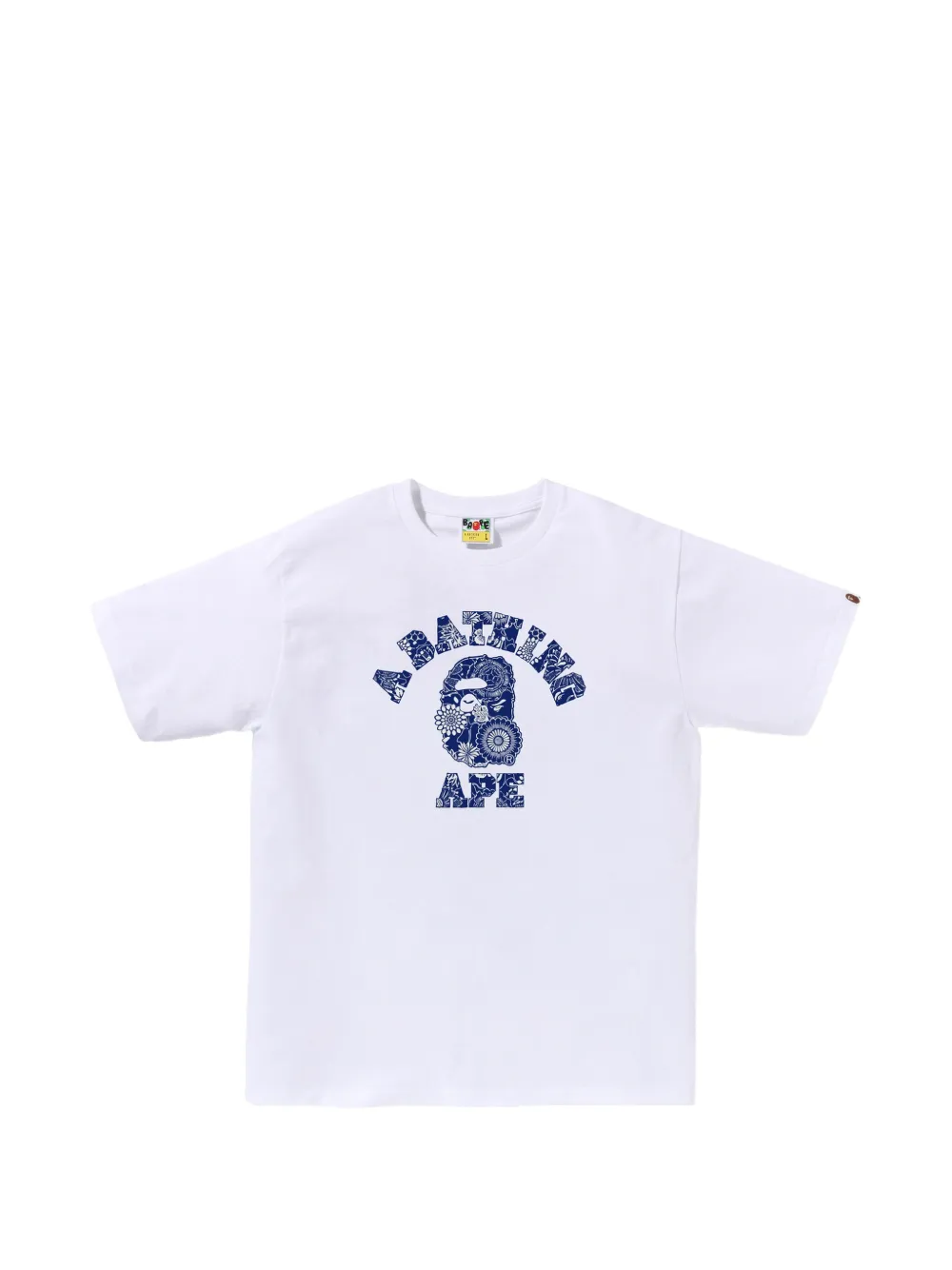 A BATHING APE® 그래픽 프린트 티셔츠 | 화이트 | Image 1