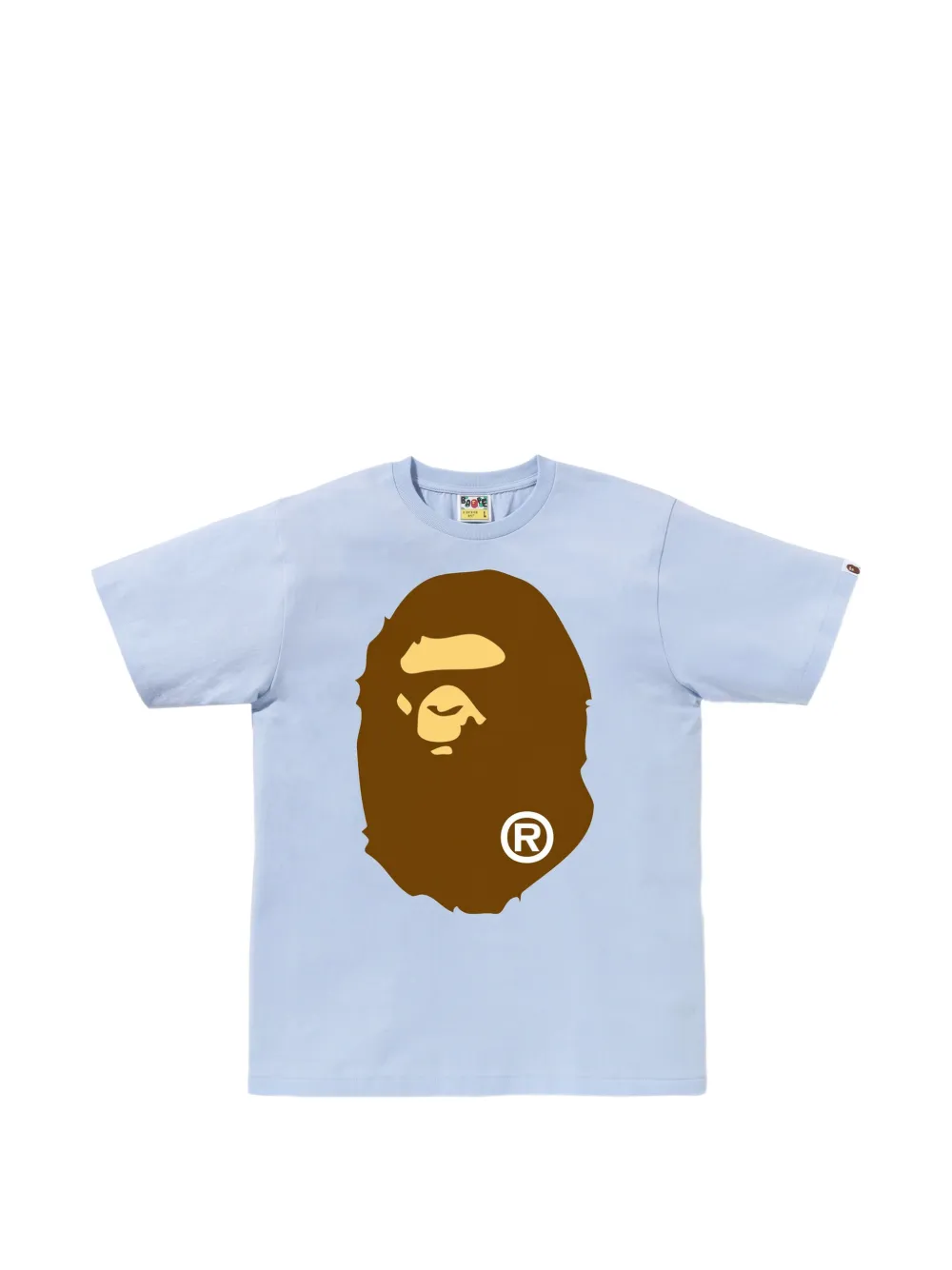 A BATHING APE® Big Ape Head cotton T-shirt - Blu