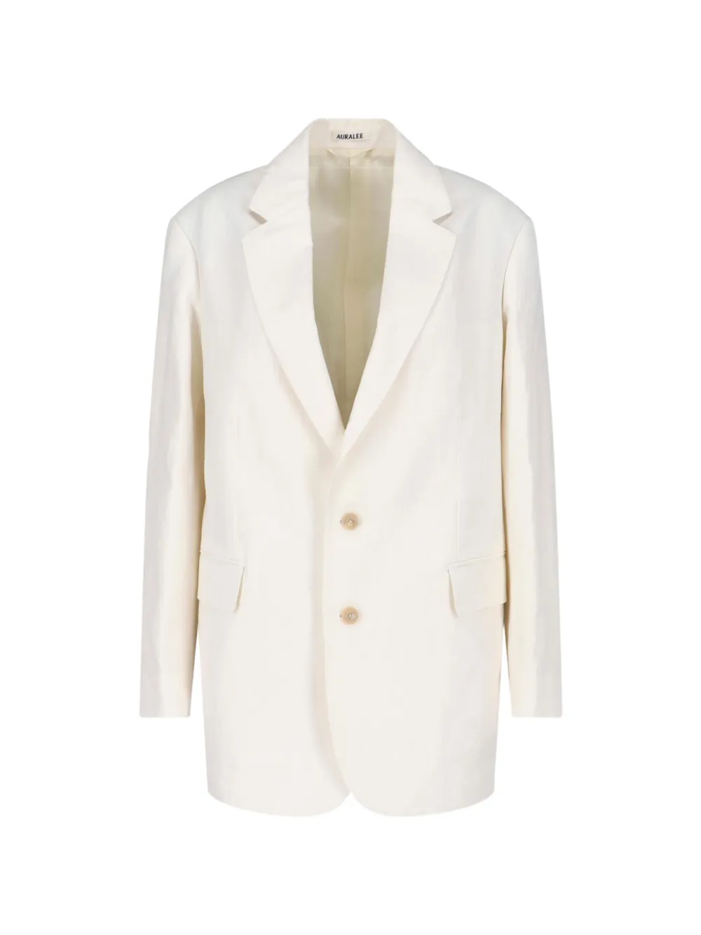 Auralee buttoned blazer - Toni neutri