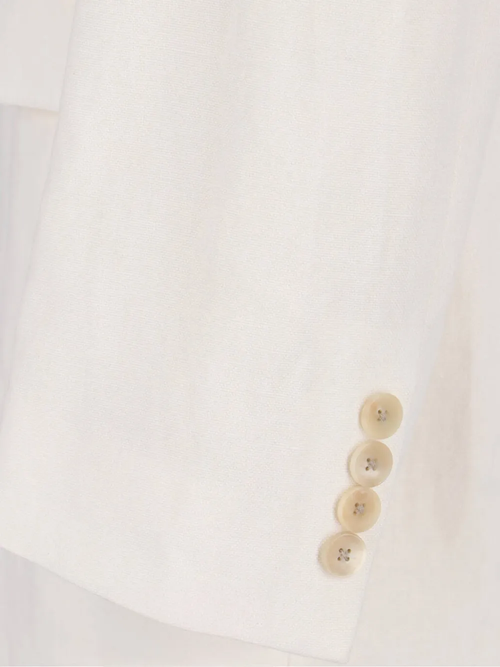 Auralee Blazer met knopen Beige