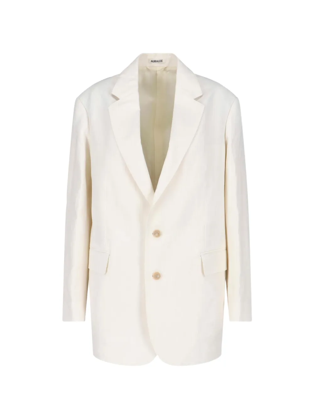 Auralee buttoned blazer - Toni neutri