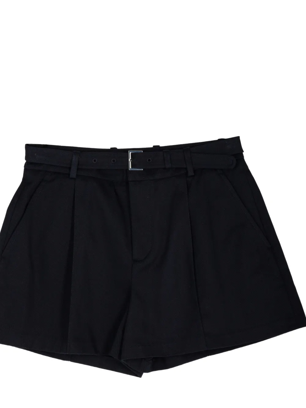 FRAME Soho geplooide shorts Blauw