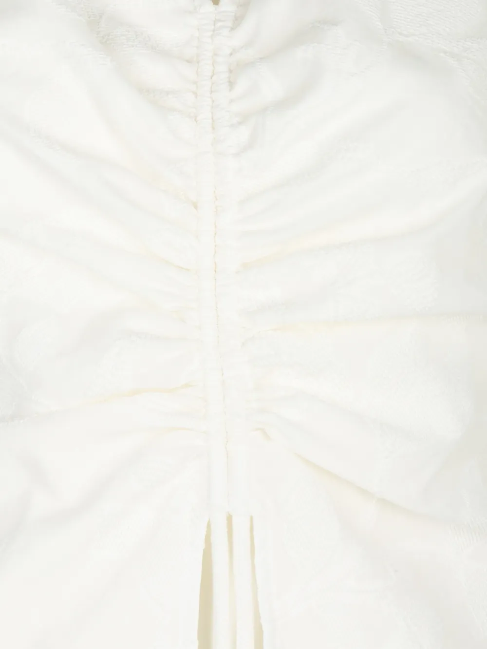 SIMKHAI Arabella top met ruches Wit