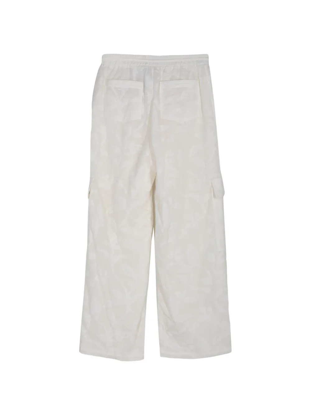 Simkhai Georgiana cargo broek met jacquard Beige