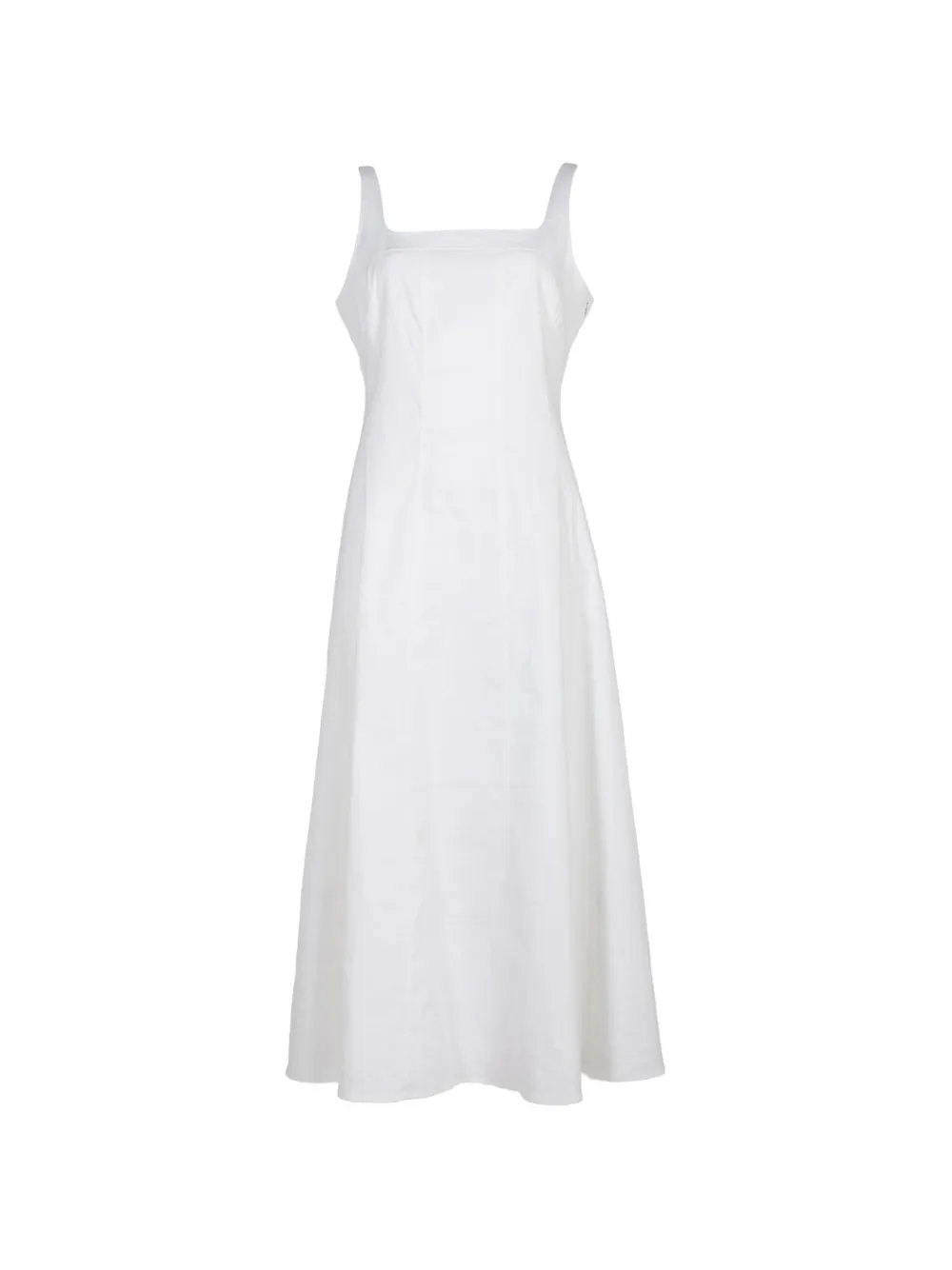 Theory square-neck panelled idi dress - Bianco