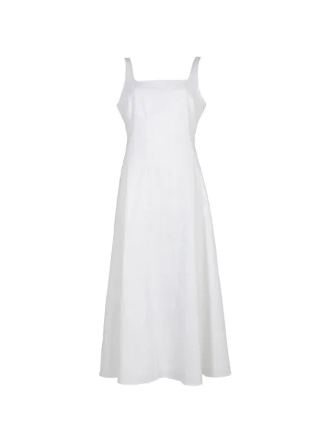 Theory square-neck panelled idi dress