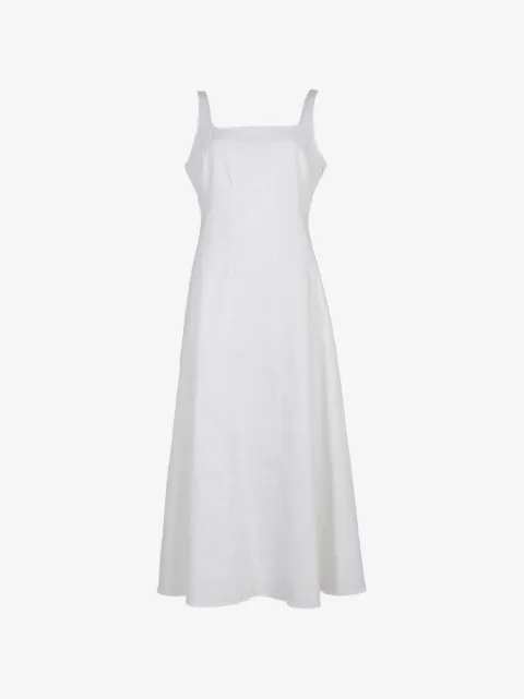 Theory square-neck panelled idi dress