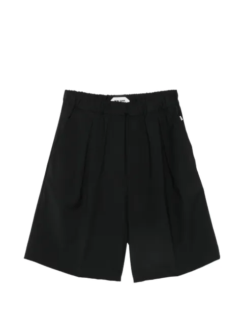 New York Resident pleated-detail elasticated-waist shorts