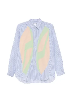 MM6 Maison Margiela アシンメトリー シャツ | ニュートラル | FARFETCH JP