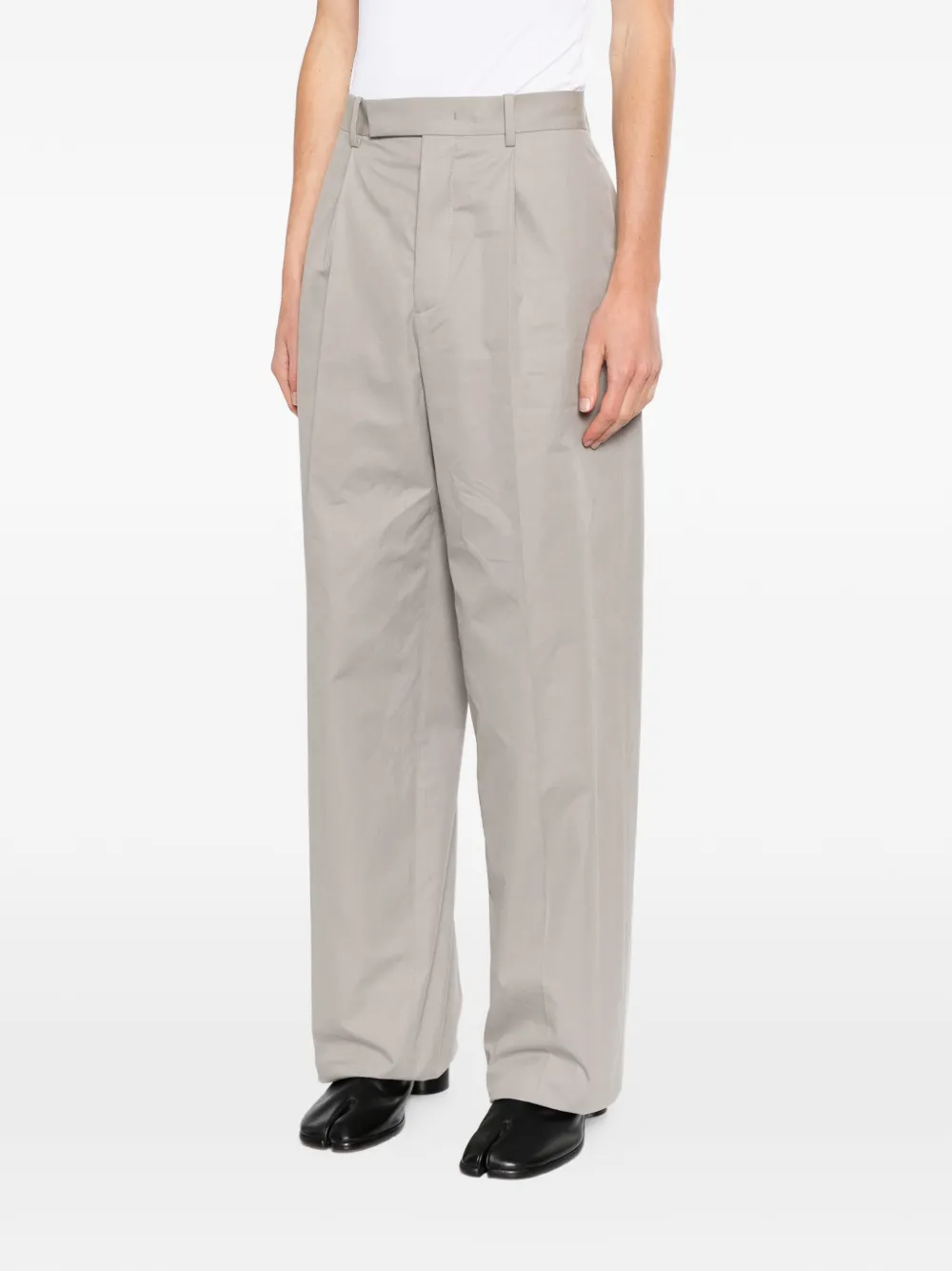 Jil Sander katoenen broek Grijs