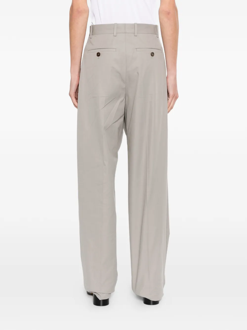 Jil Sander katoenen broek Grijs