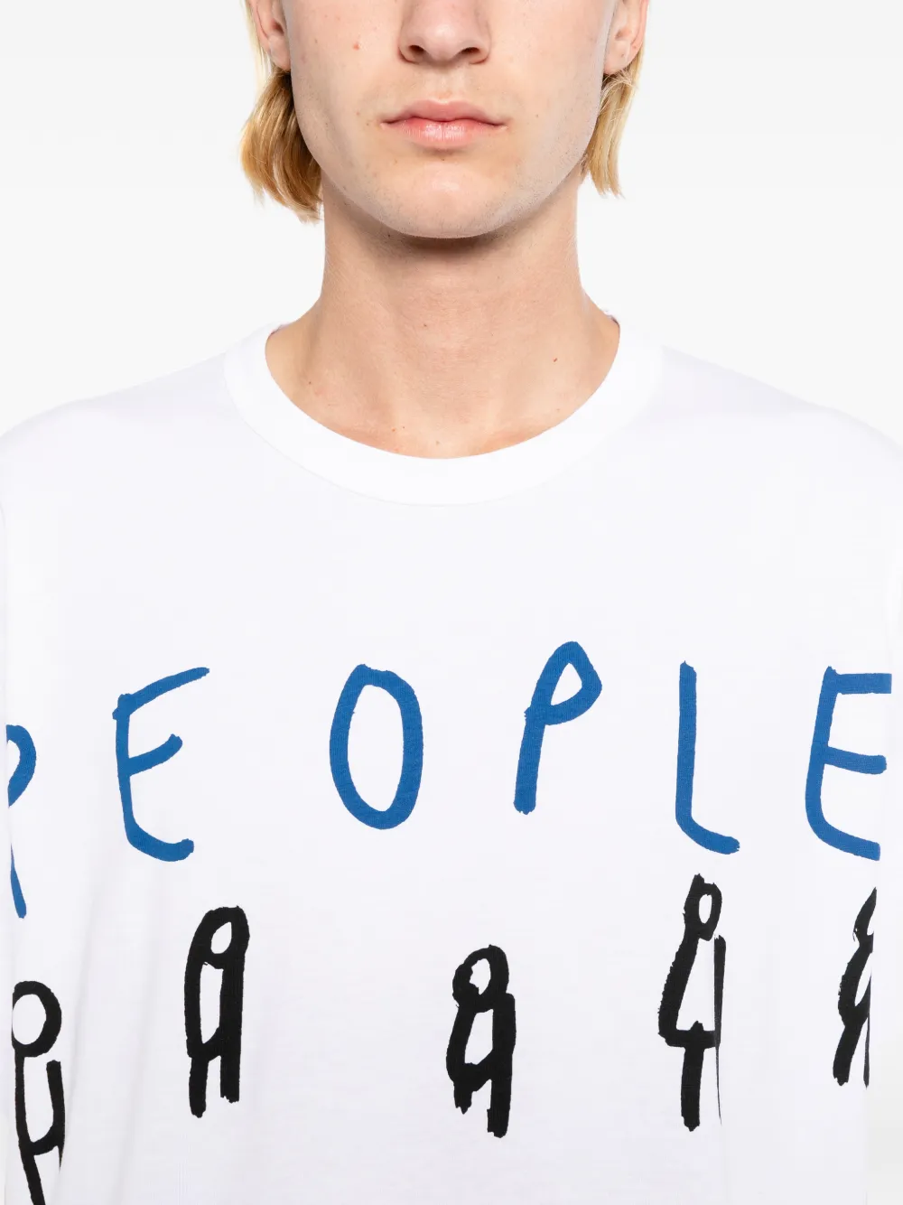 Comme Des Garçons Shirt T-shirt met print Wit