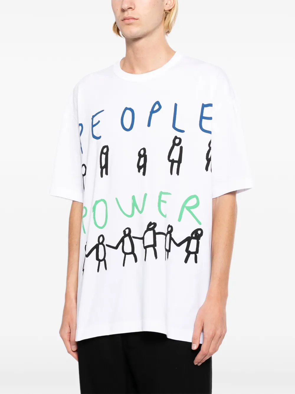 Comme Des Garçons Shirt T-shirt met print Wit