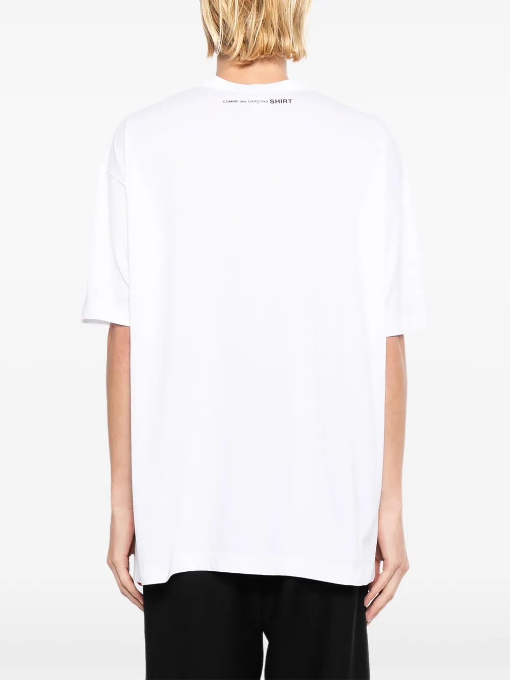 Comme Des Garçons Shirt T-shirt met print Wit