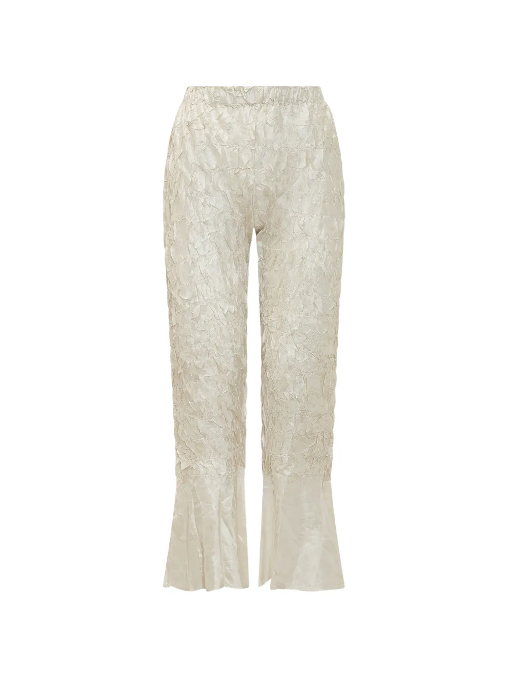 Gongdid Design GD229 pleated trousers - Toni neutri