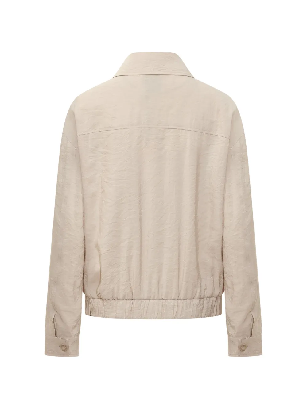  Le Sully Studio Zip Bomber Jacket - Neutrals 