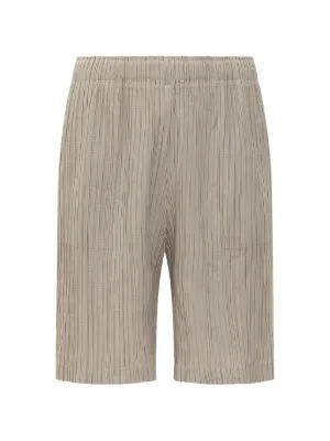 Homme Plissé Issey Miyake プリーツ ショートパンツ | ピンク