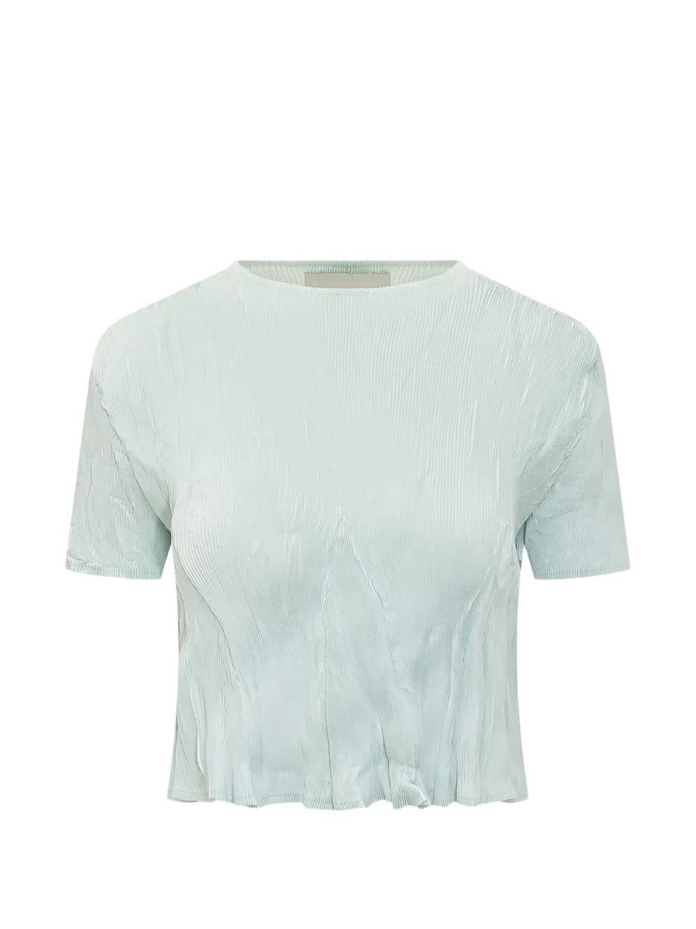 Gongdid Design GD172 wavy cropped top - Verde