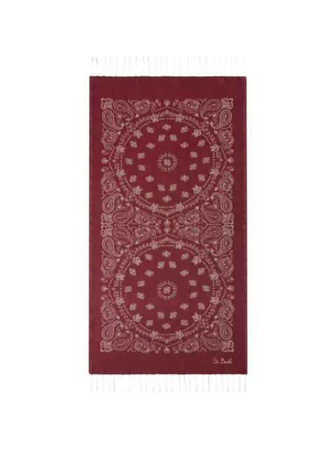 MC2 Saint Barth printed beach towel
