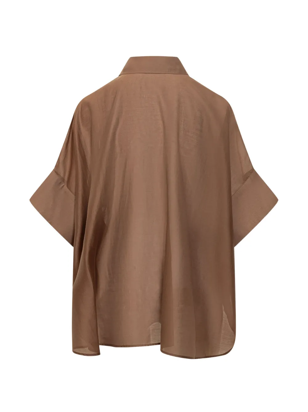 Le Sully Studio Oversized Pocket Shirt - Brown 