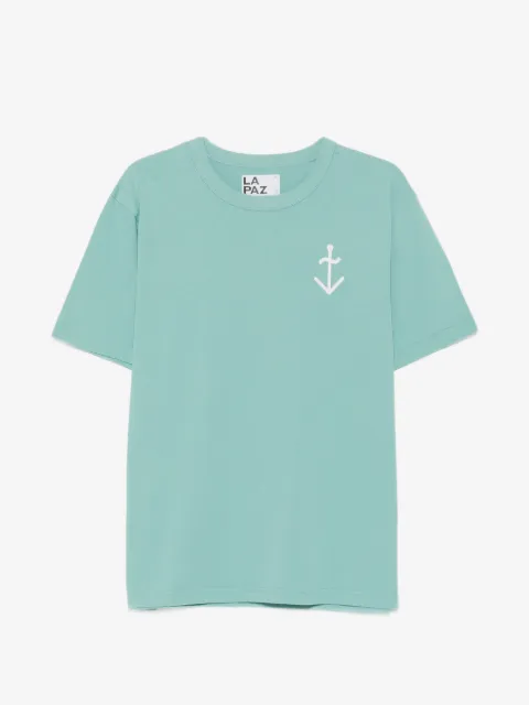 LA PAZ t-shirt med logotyp