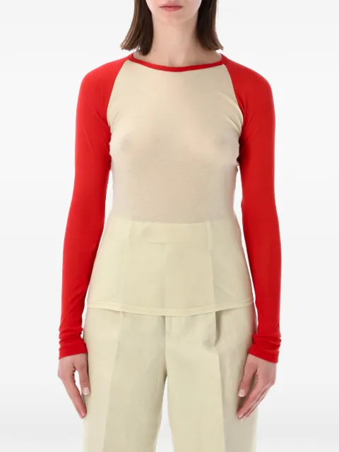 Auralee raglan-sleeve T-shirt