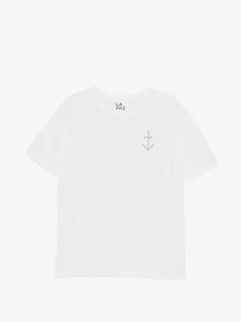 LA PAZ t-shirt med logotyp