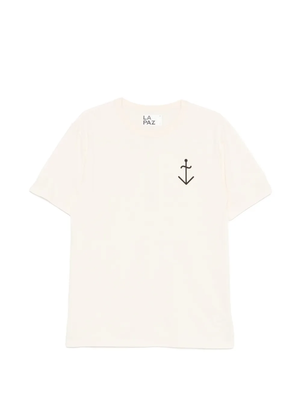 LA PAZ logo-print T-shirt - Toni neutri