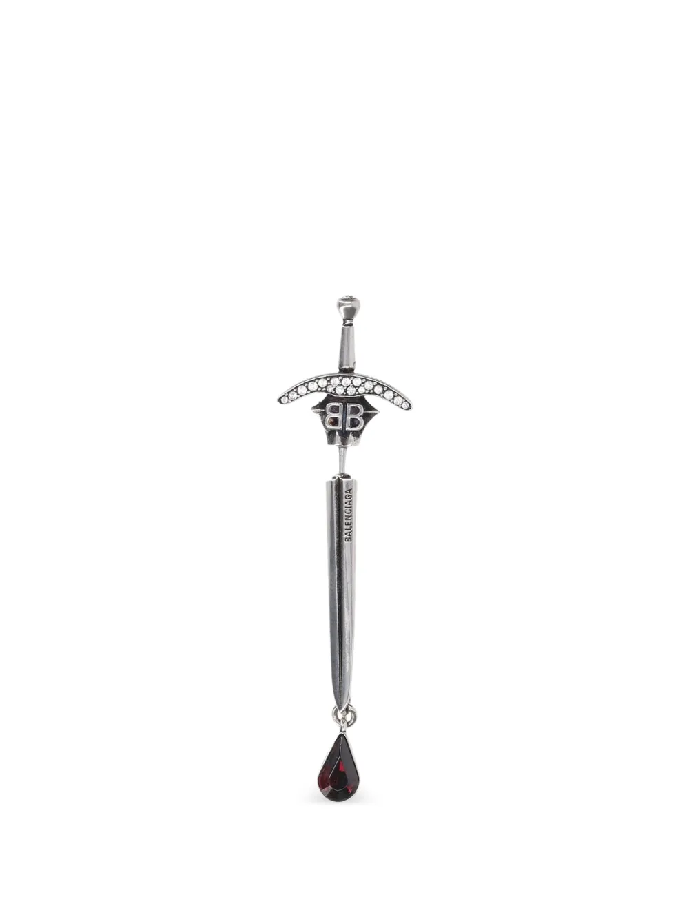 Balenciaga goth sword earring - Argento