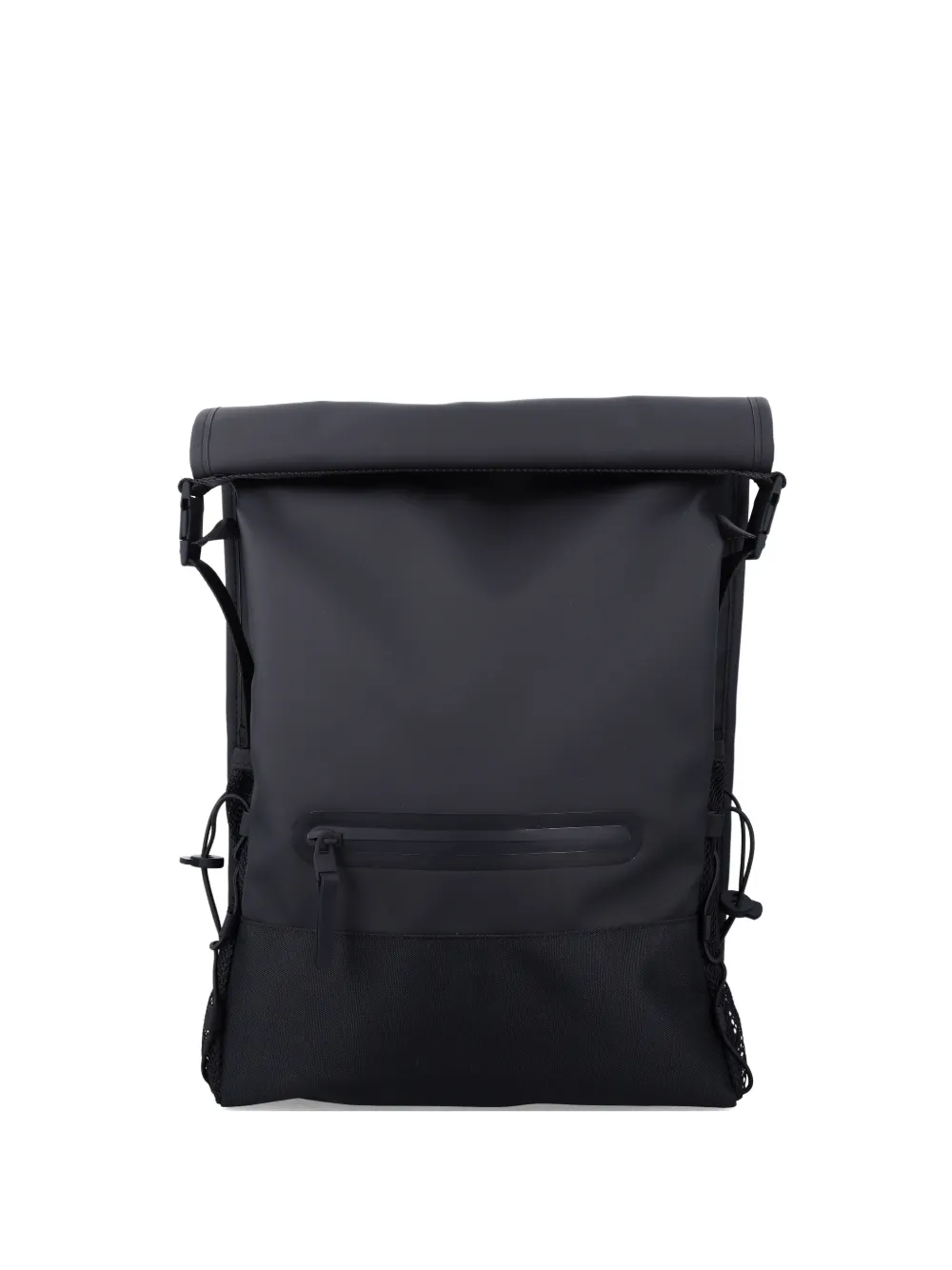 Rains Trail Mountaineer Rolltop front-pocket backpack - Nero