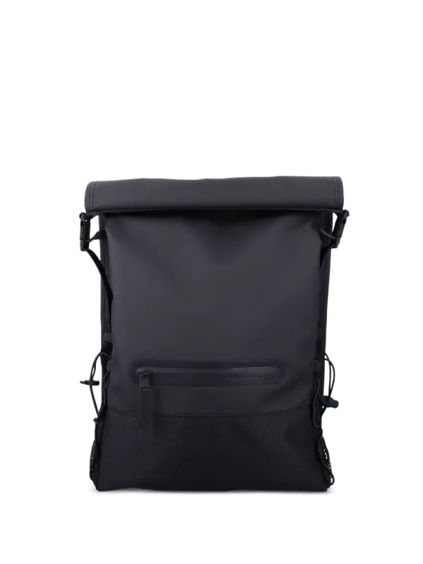 rains backpack mountaineer Trail polyurethane, polyester black Trail Mountaineer Bag is cut from Rains signature PU fabric Rains Trail Mountaineer Rolltop W3