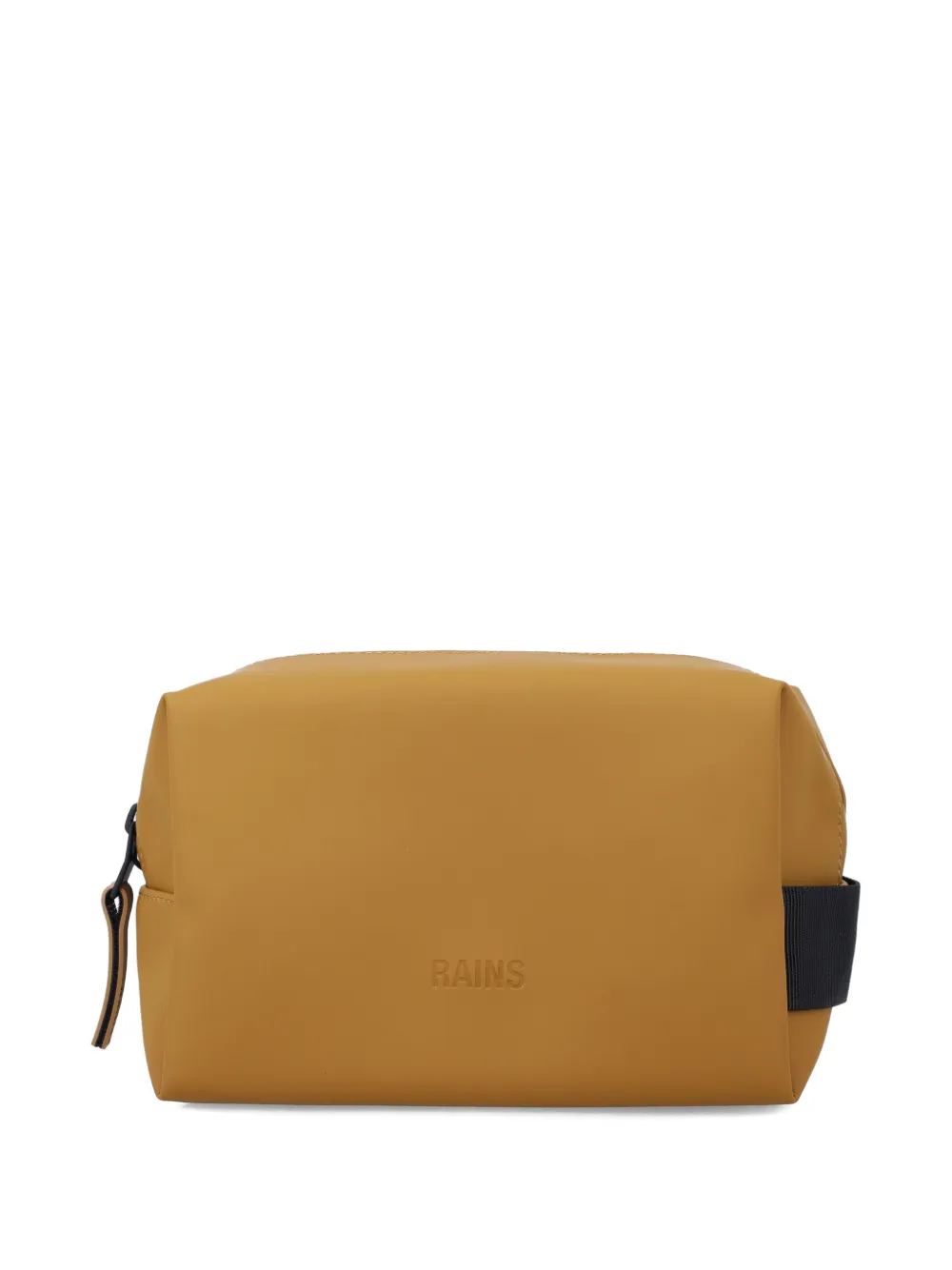 Rains logo-embossed wash bag - Giallo