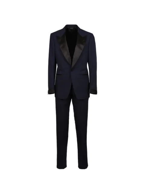 TOM FORD satin trim suit