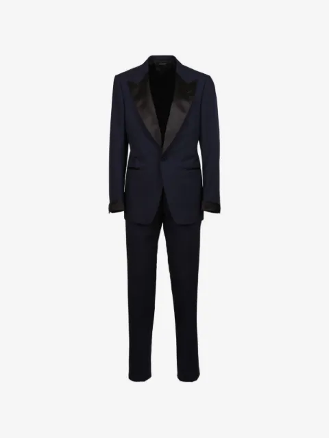TOM FORD satin trim suit