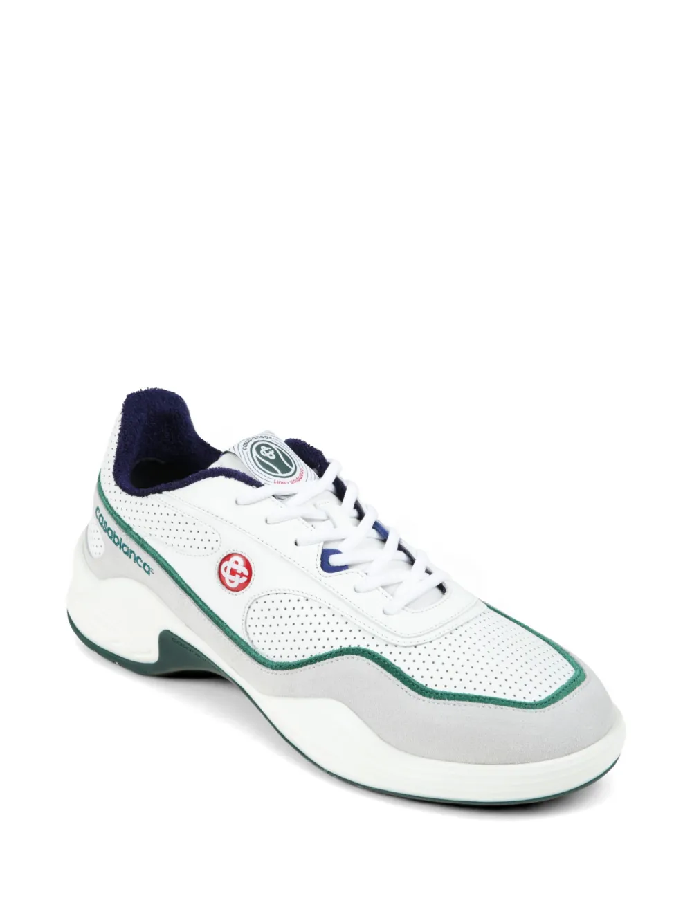 Casablanca Court Championship leren sneakers Wit
