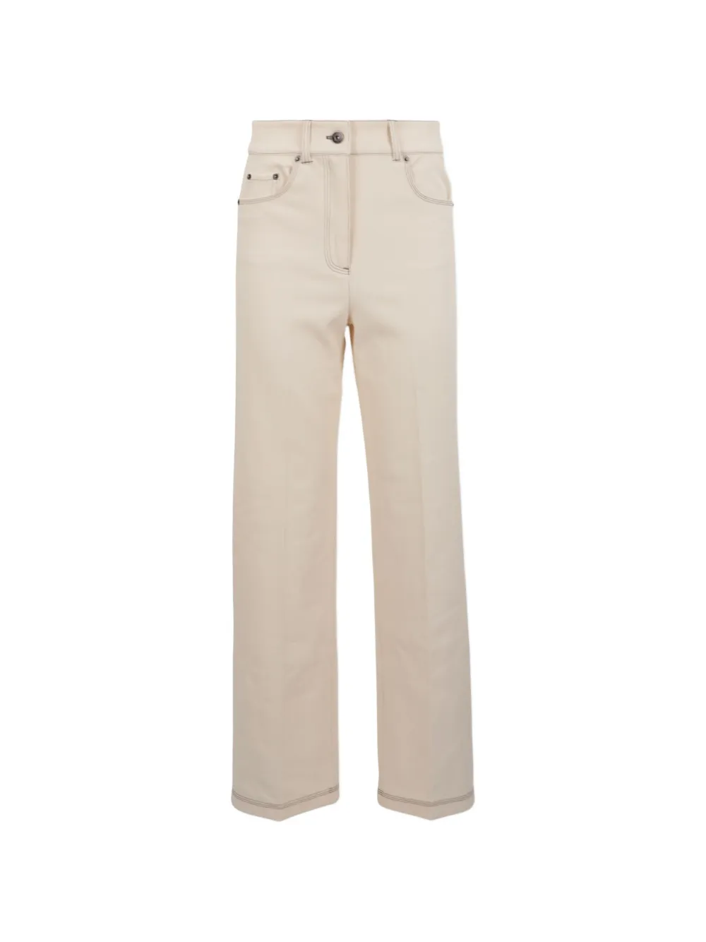 Max Mara Pribes five-pocket cropped jeans - Nude
