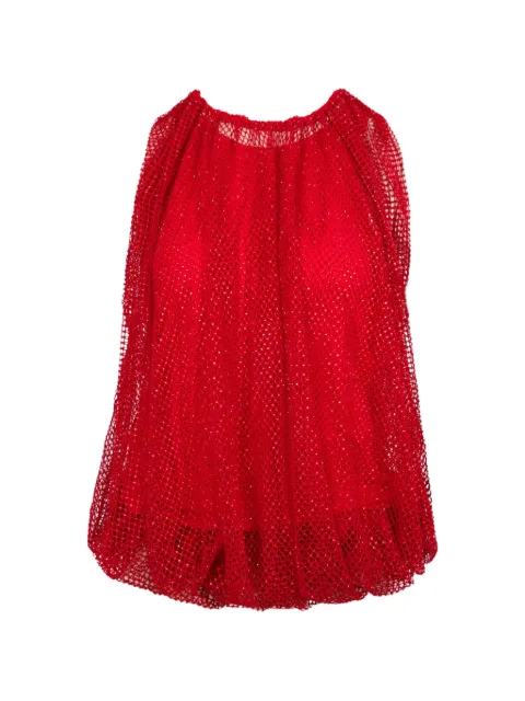 Sportmax blusa con cuello redondo