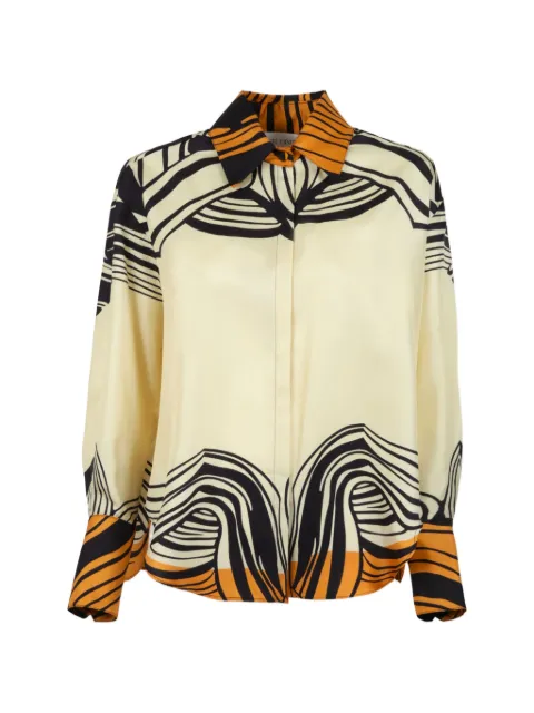 Raquel Diniz Bahia graphic-print twill shirt