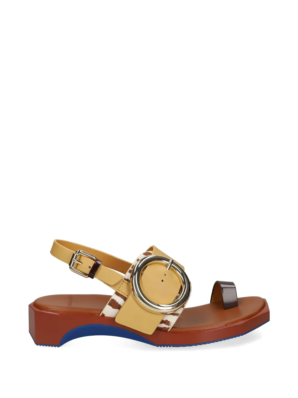 4ccccees Follin Torus Buckled Leather Sandals In Neutral