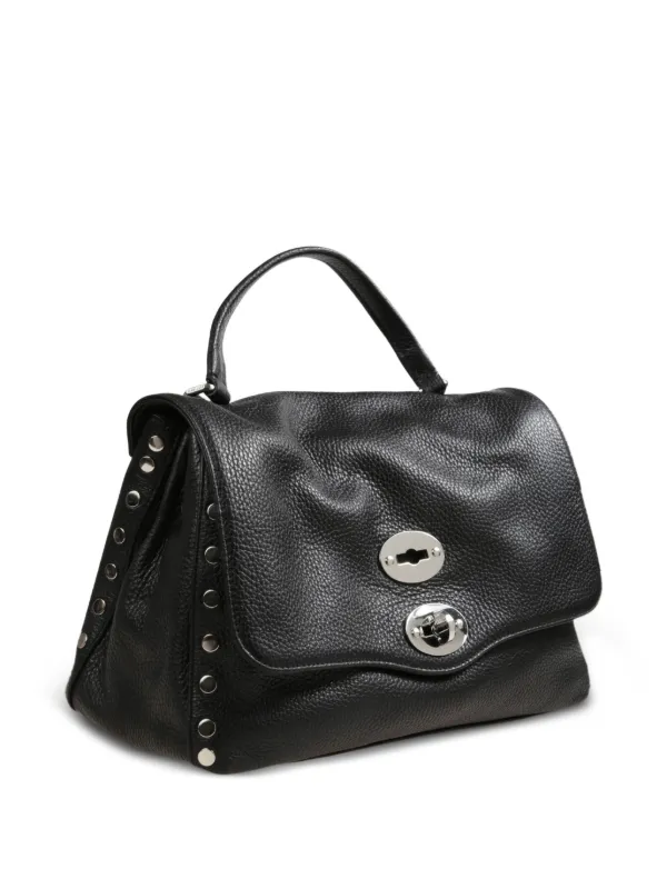 Zanellato Rivets ツイストロック ハンドバッグ | ブラック | FARFETCH JP